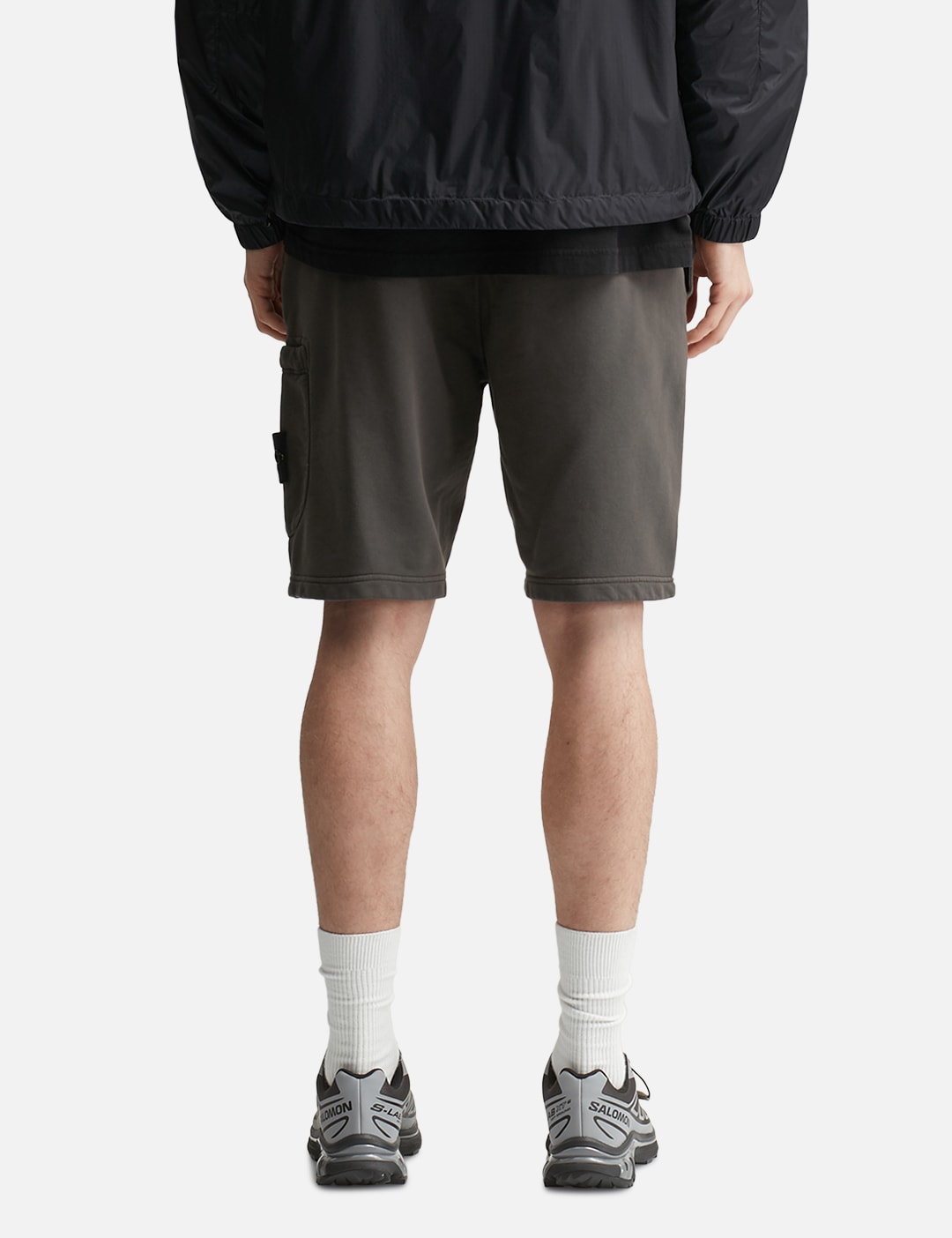 Organic Cotton Fleece Jogger Shorts view 19