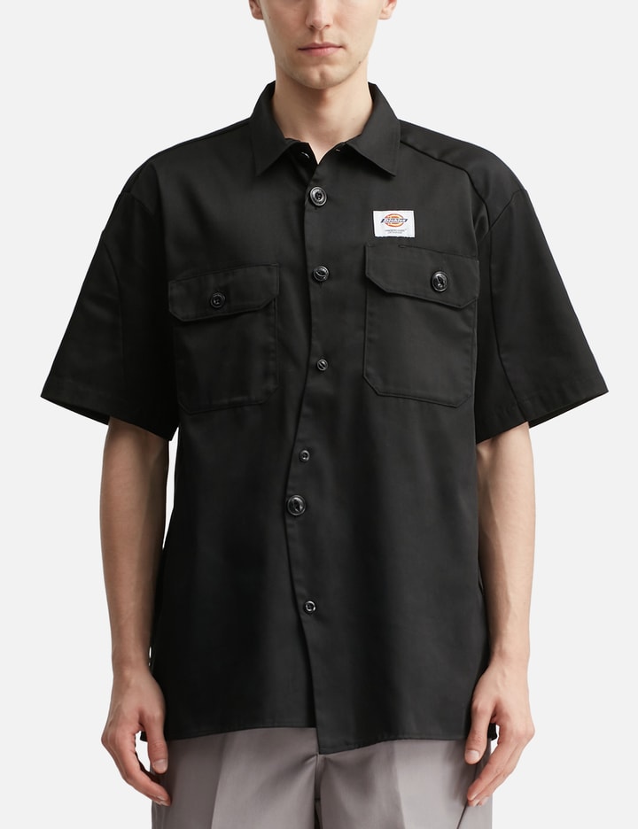 Undercover Undercover X Dickies Curved Buttoned Short Sleeves Shirt