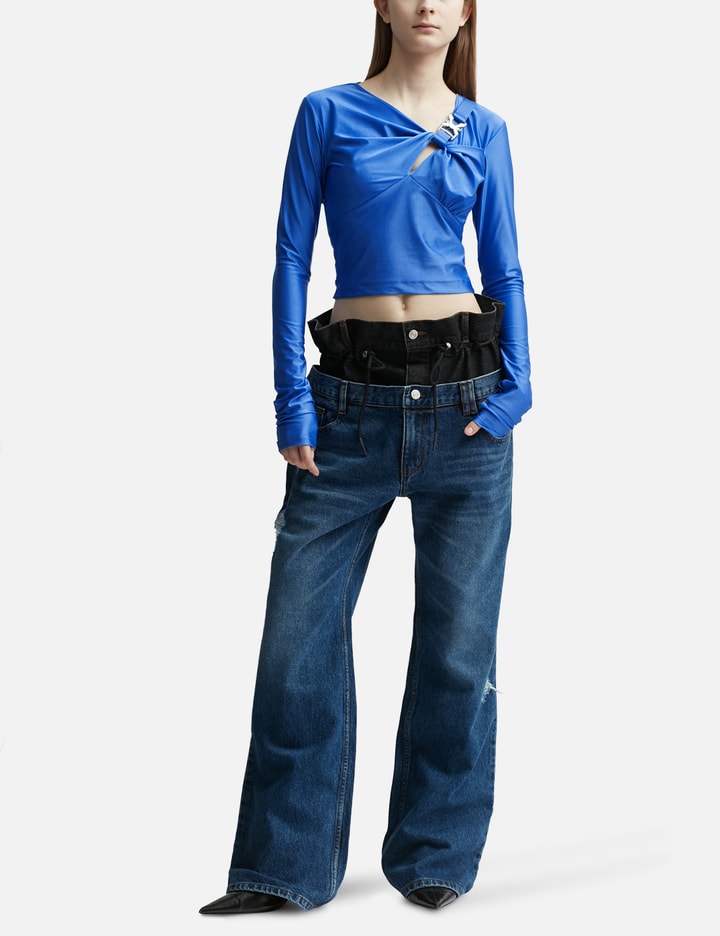 Elena Glitter Shirring Top Placeholder Image