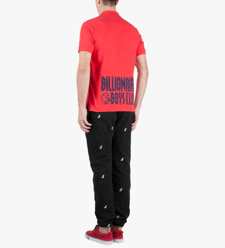 Speckled Black Fleece Fancy Seagulls Sweatpants Placeholder Image