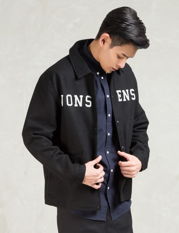 Black Wool Coaches Jacket Placeholder Image
