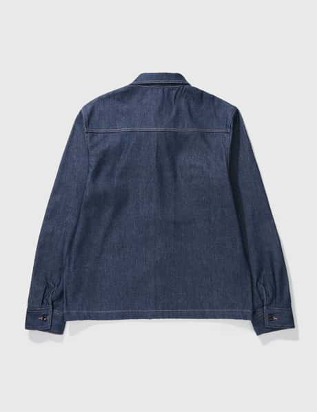 Stüssy - Denim Zip Up Work Shirt | HBX - Globally Curated Fashion 