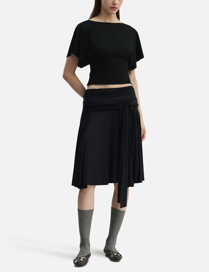 Glowny Draped Wave Skirt