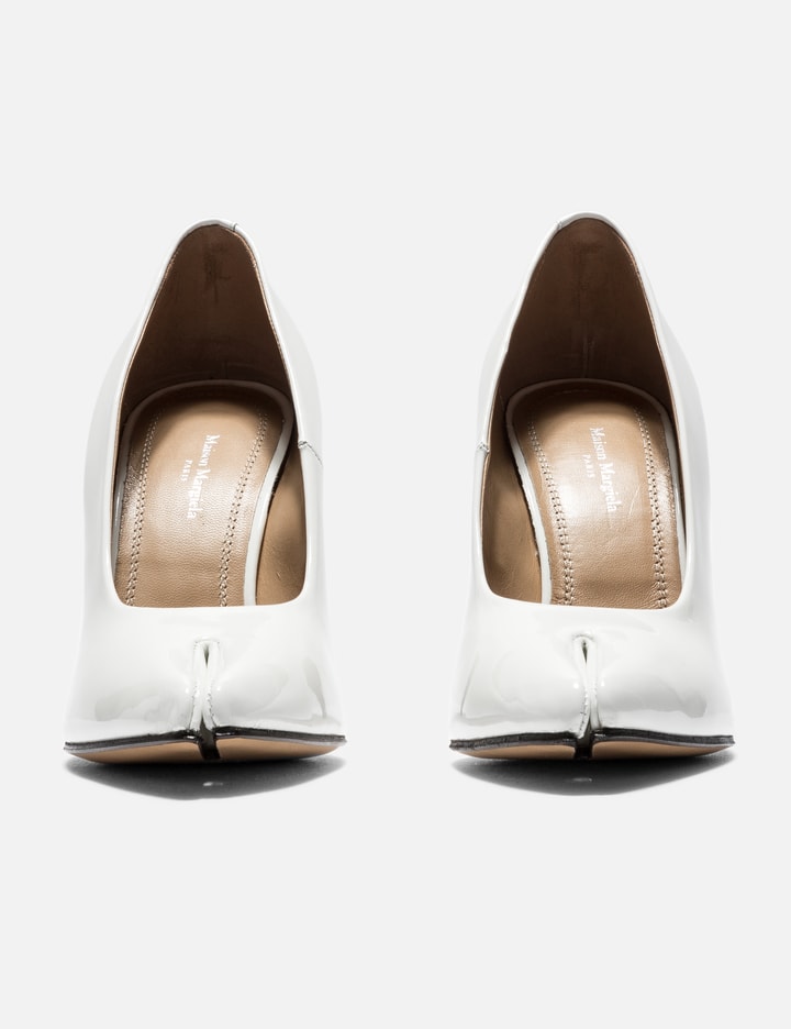 Shop Maison Margiela Tabi Pumps In White