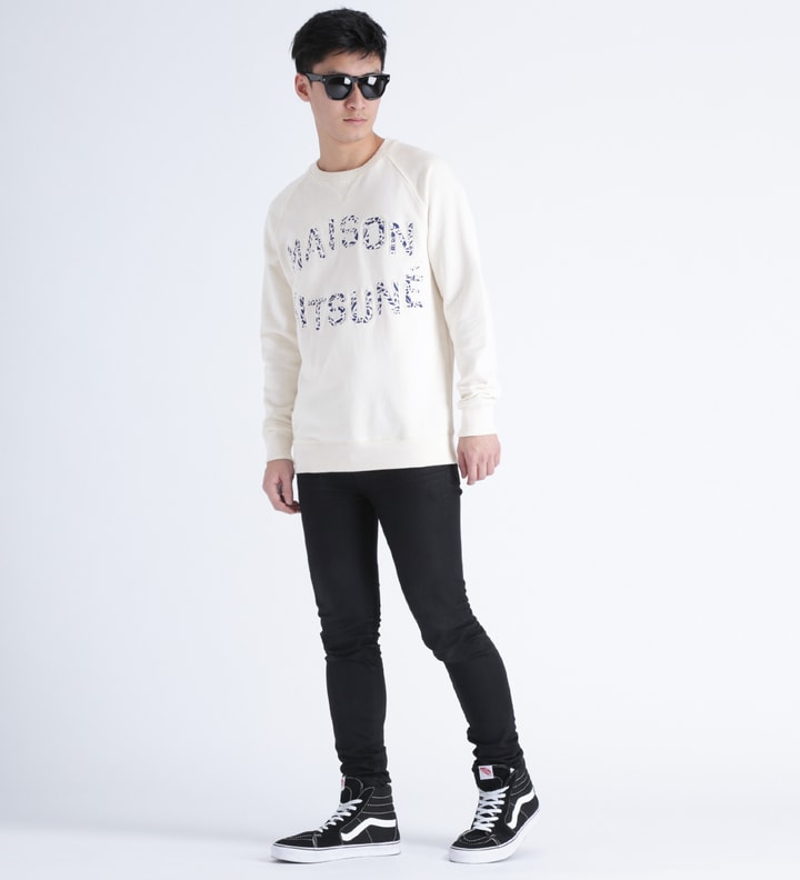 Cream Jungle R-neck Sweater Placeholder Image