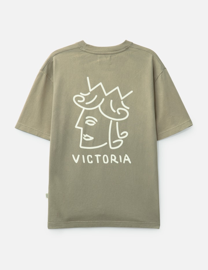 Victoria Sun Faded Queenhead Logo Short Sleeve T-Shirt