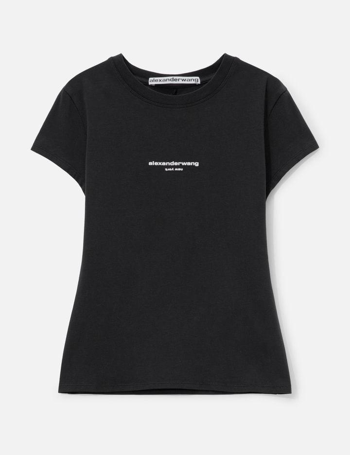 Alexander Wang Logo Print Fitted Tee