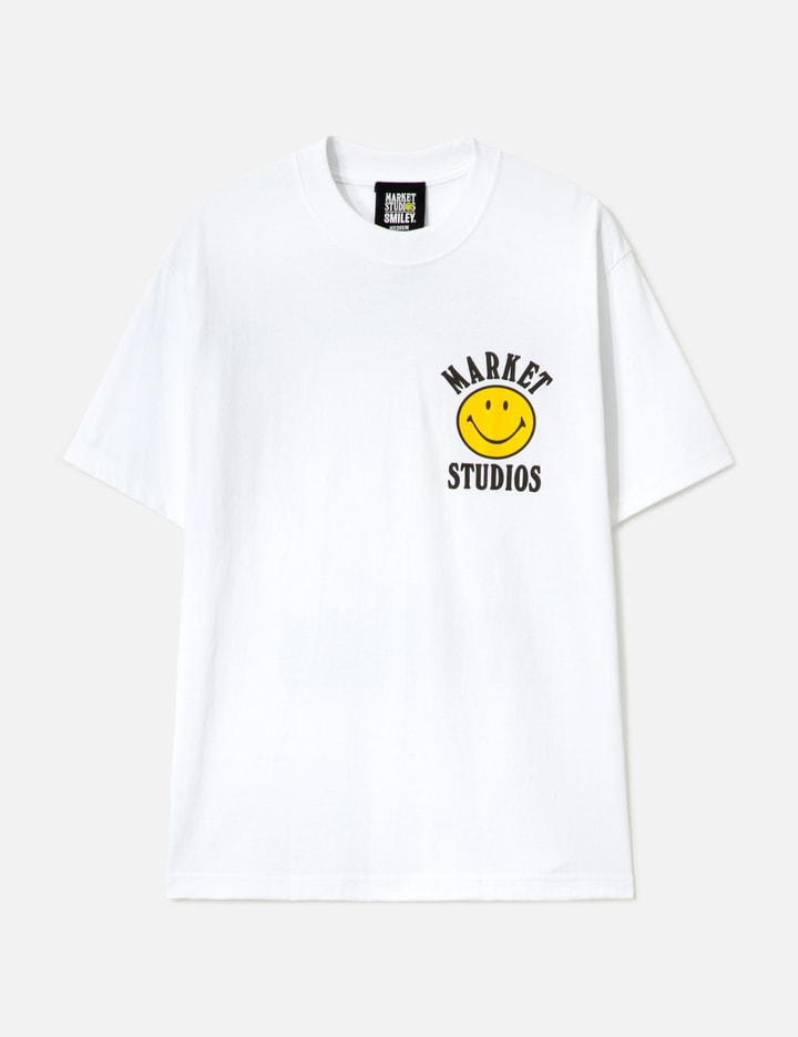 Market x Smiley Upside Down Lockup T-Shirt Placeholder Image