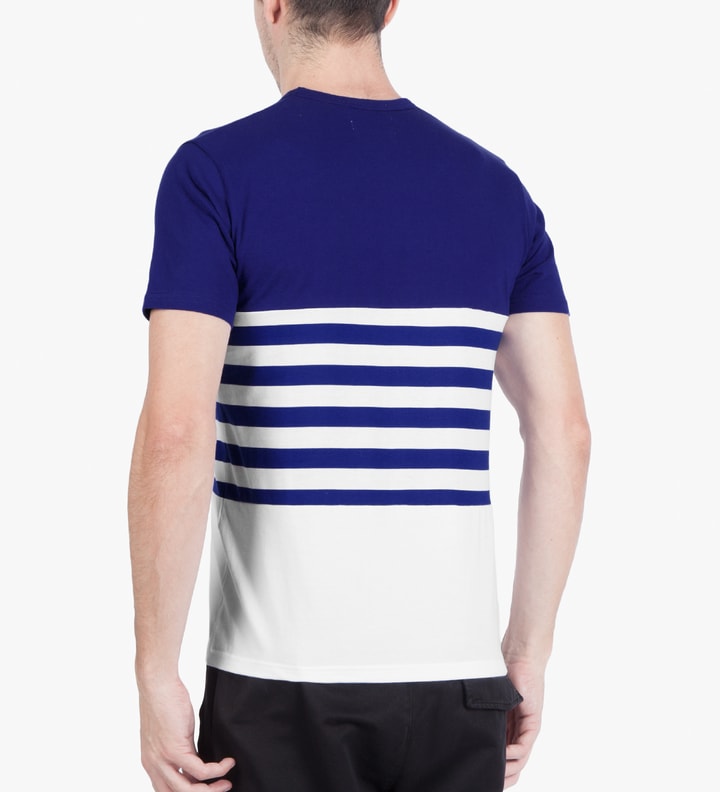 Aloye x WONG WONG Blue Border France Color Blocked S/S T-Shirt Placeholder Image