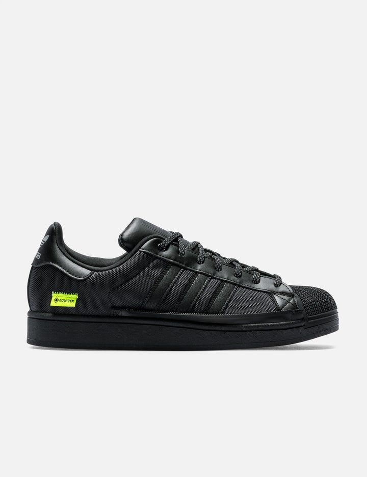 adidas Originals Superstar II GTX - Waterproof GORE-TEX shell-toe sneakers, Core Black/Bright Yellow | HBX adidas Originals Superstar II GTX - Waterproof GORE-TEX shell-toe sneakers, Core Black/Bright Yellow | HBX