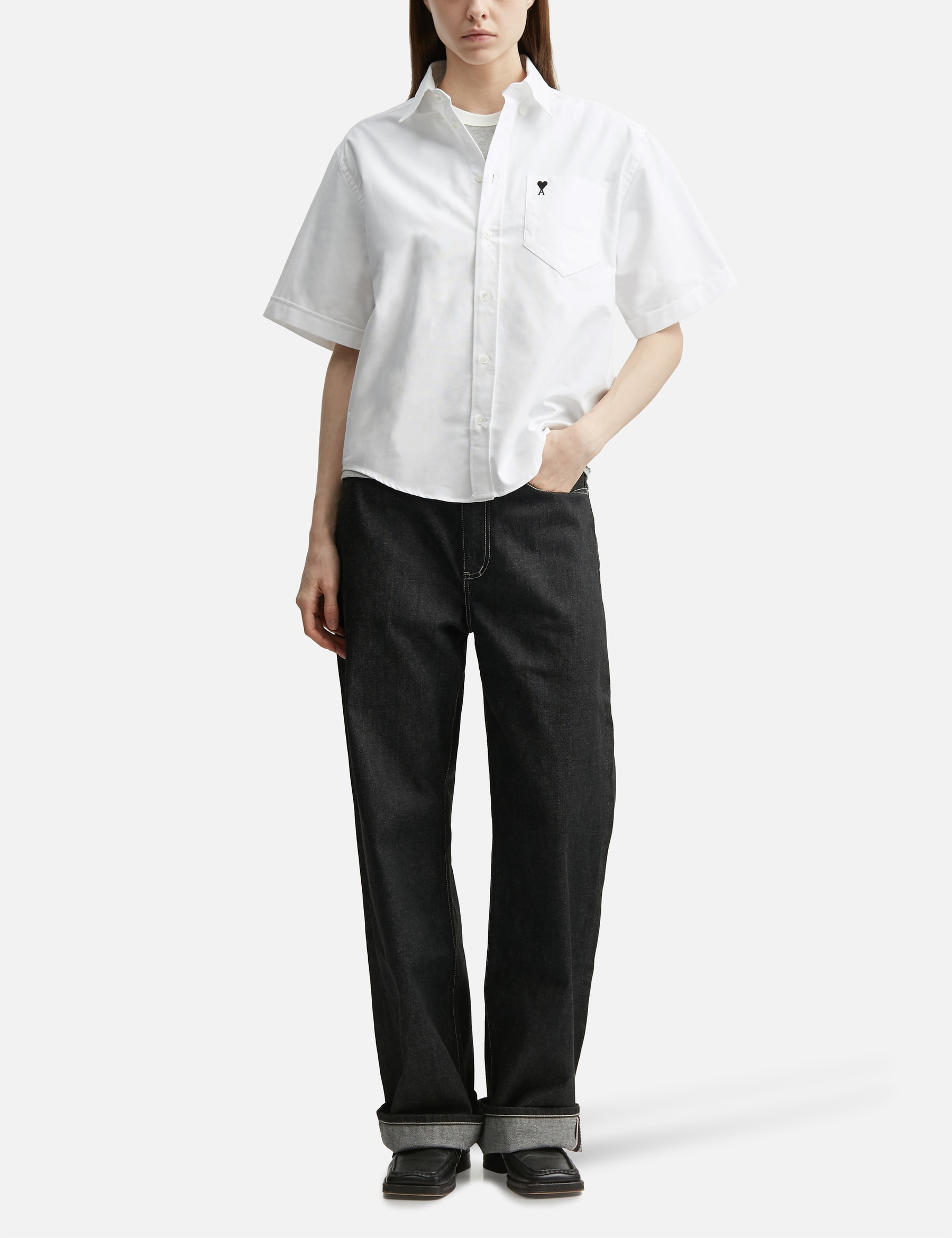 Cotton Boxy Embroidered Ami De Coeur view 20