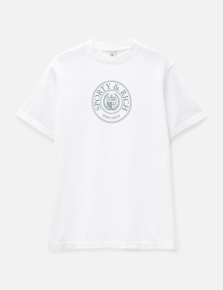 Sporty &amp; Rich Connecticut Crest T-shirt In White