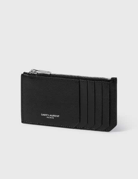 Saint Laurent Fragment Zipped Card Case HBX
