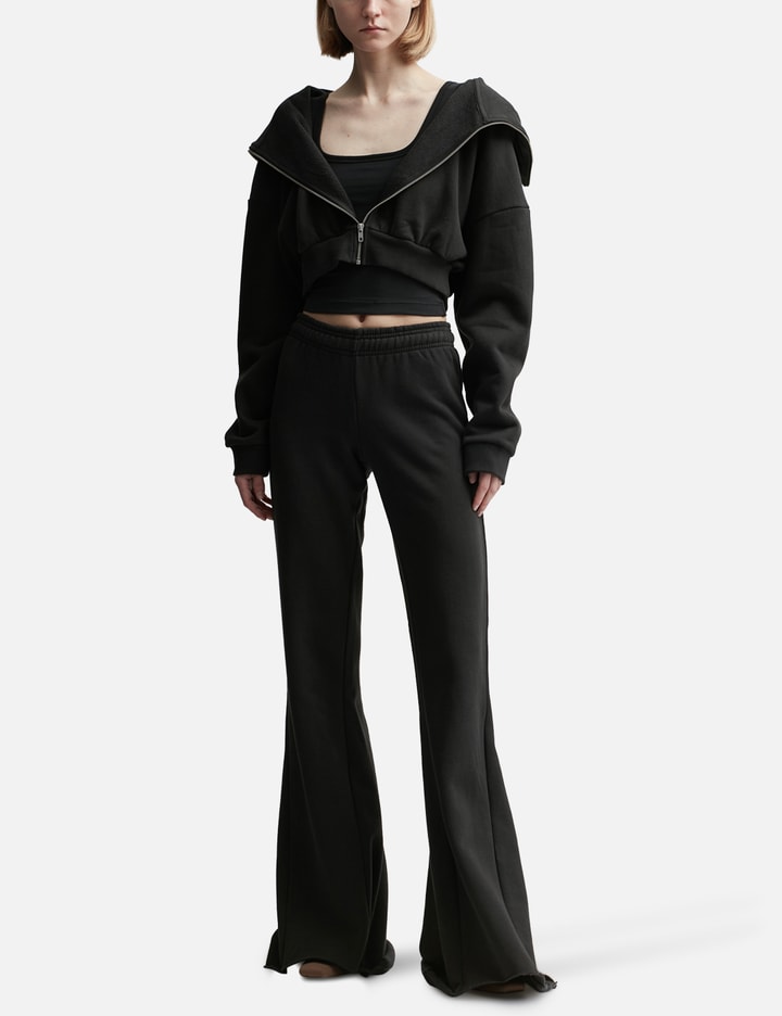 Entire Studios Heavy Flare Sweatpants In Black