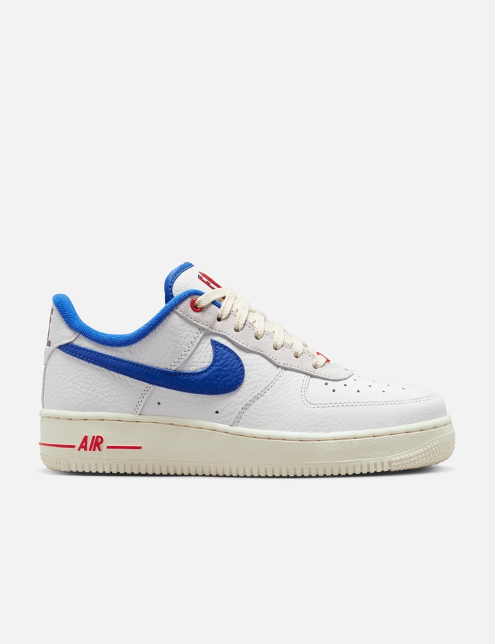 Nike Air Force 1 07 Lx Athletic Sneaker In Summit White/picante Red/obsidian/hyper Royal