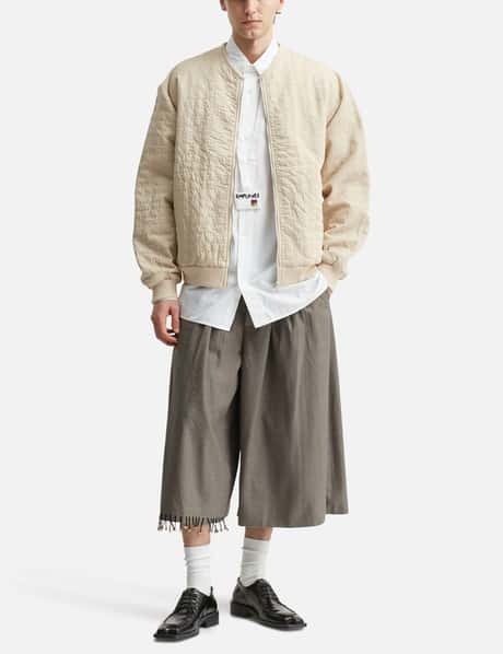 Ivory Poofy Bomber Jacket view 15