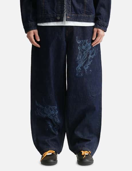 X Daniel Johnston Bull Selvedge Denim Jeans view 10