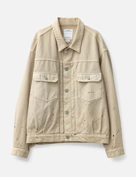 Visvim VISVIM 101 Damaged Jacket in Beige