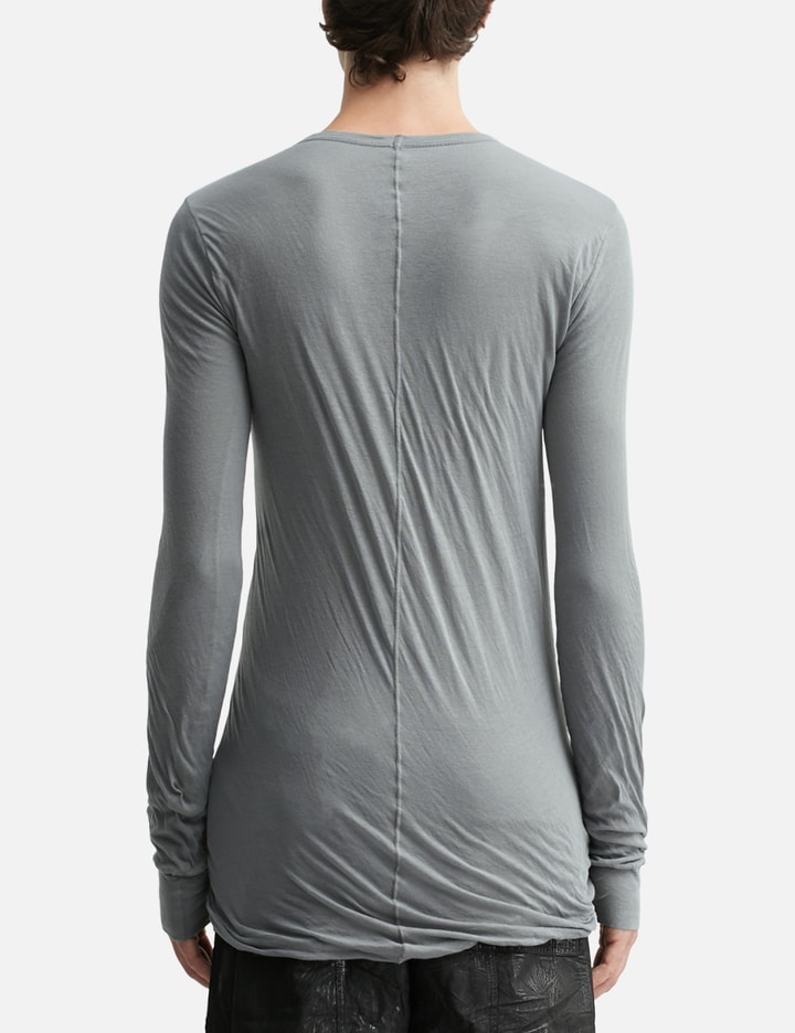 Rick Owens Double Long Sleeve T-shirt In Gray