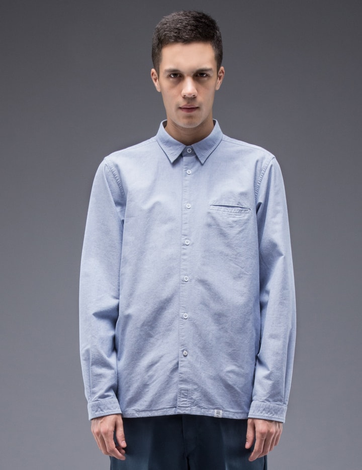 "Shaw" Side Pocket L/S Oxford Shirt Placeholder Image