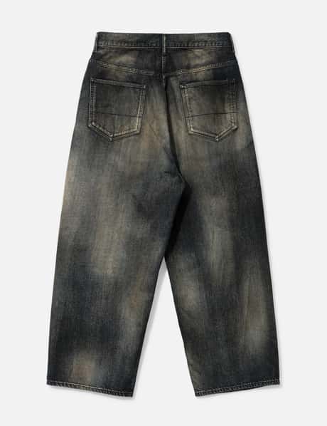 ANCELLM - AGING WIDE DENIM PANTS | HBX - Globally Curated Fashion 