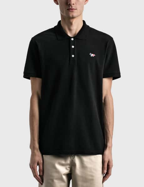 Maison Kitsuné Tricolor Fox Patch Classic Polo Shirt HBX