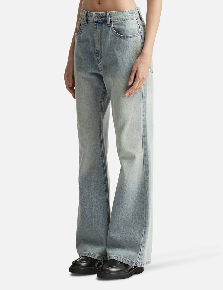 Light Blue Flared Fit Denim Placeholder Image