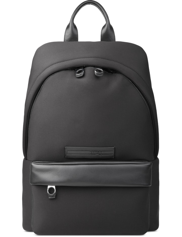 McQ Alexander McQueen - McQ Logo Neoprene/leather Backpack | HBX McQ Alexander McQueen - McQ Logo Neoprene/leather Backpack | HBX