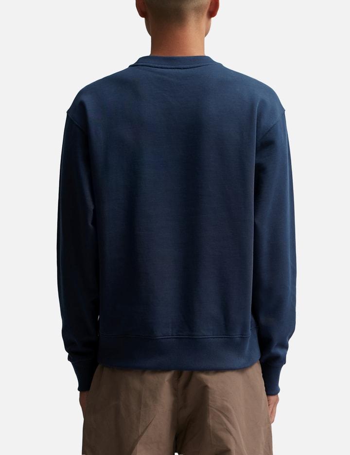 Shop Kenzo Drawn Varsity Embroidered Sweatshirt In Blue