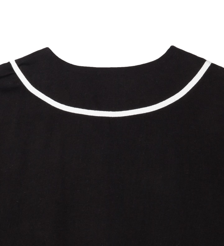 Black Stussy Baseball Jersey Placeholder Image