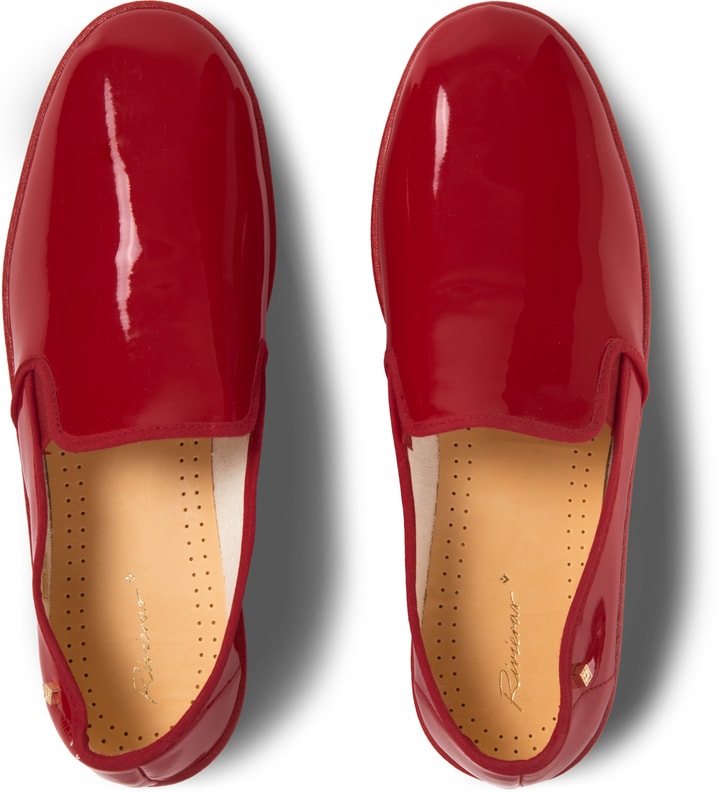 Red Vinyl Slip-on Shoes Placeholder Image