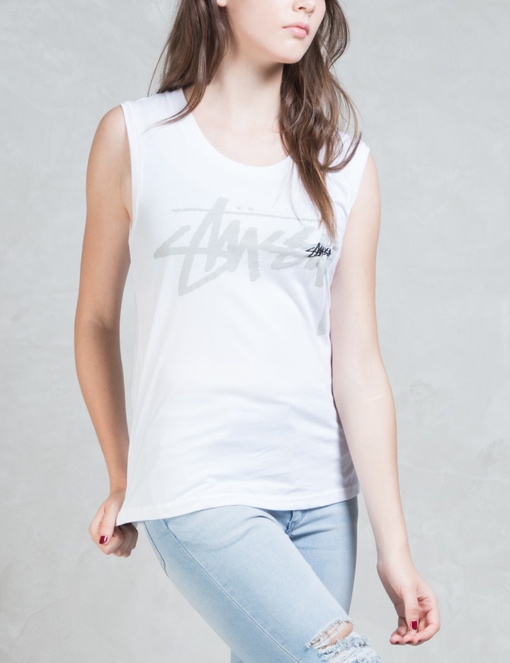 Over Stock Muscle Scoop Tank Top Placeholder Image