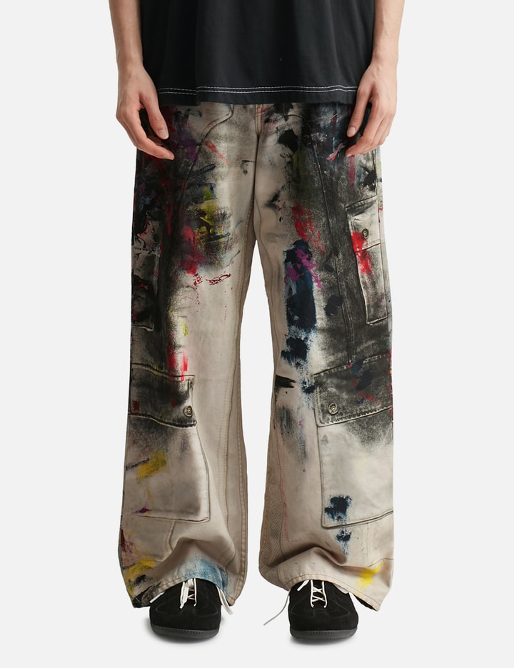 Acne Studios Loose Fit Jeans 1981 In Multi
