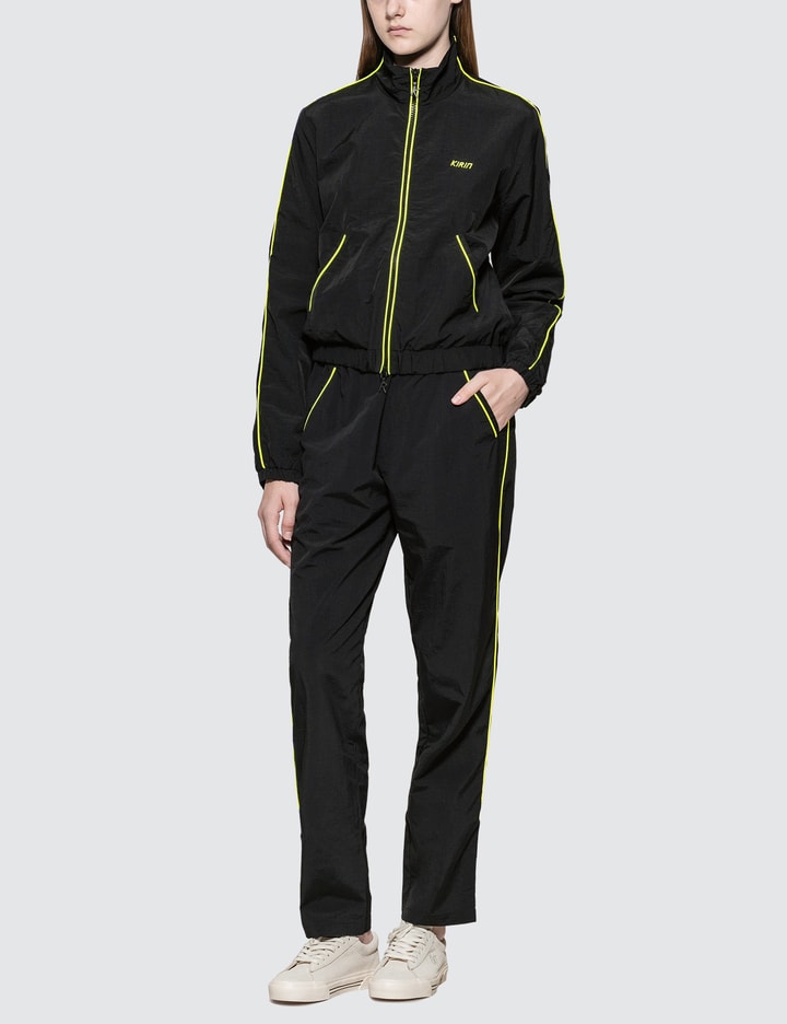 Piping Nylon Track Pants Placeholder Image