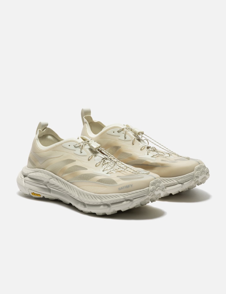Hoka Mafate Speed 4 Mesh-panelled Running Sneakers In Neutral