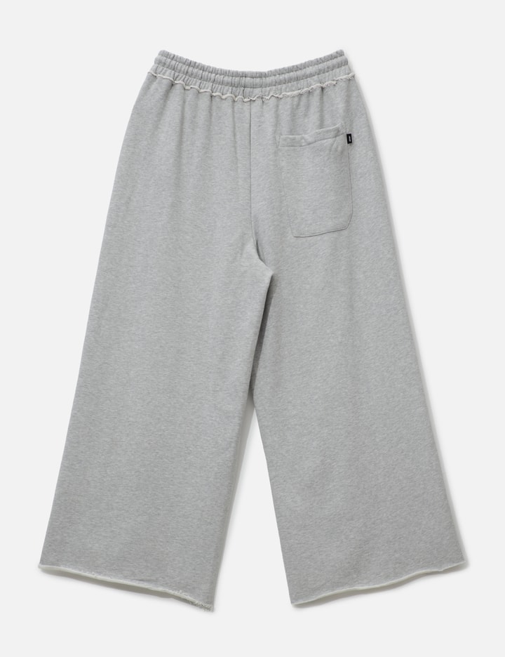 Mikheil Wide Sweat Pants With Embroidery