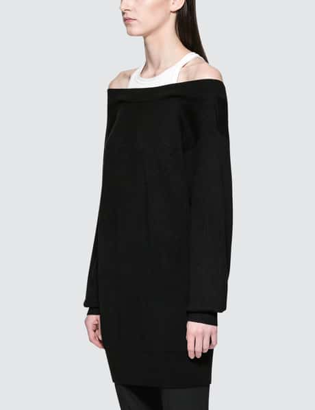 alexander wang knit dress - Bi-Layer With Inner Tank midi church dresses