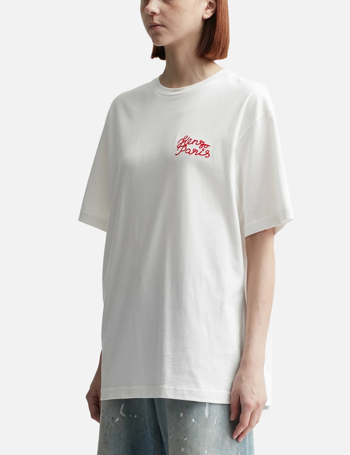 'KENZO HEART' OVERSIZED EMBROIDERED T-SHIRT Placeholder Image