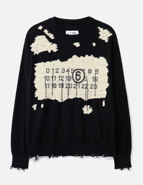 MM6 Maison Margiela Numeric Intarsia Sweater