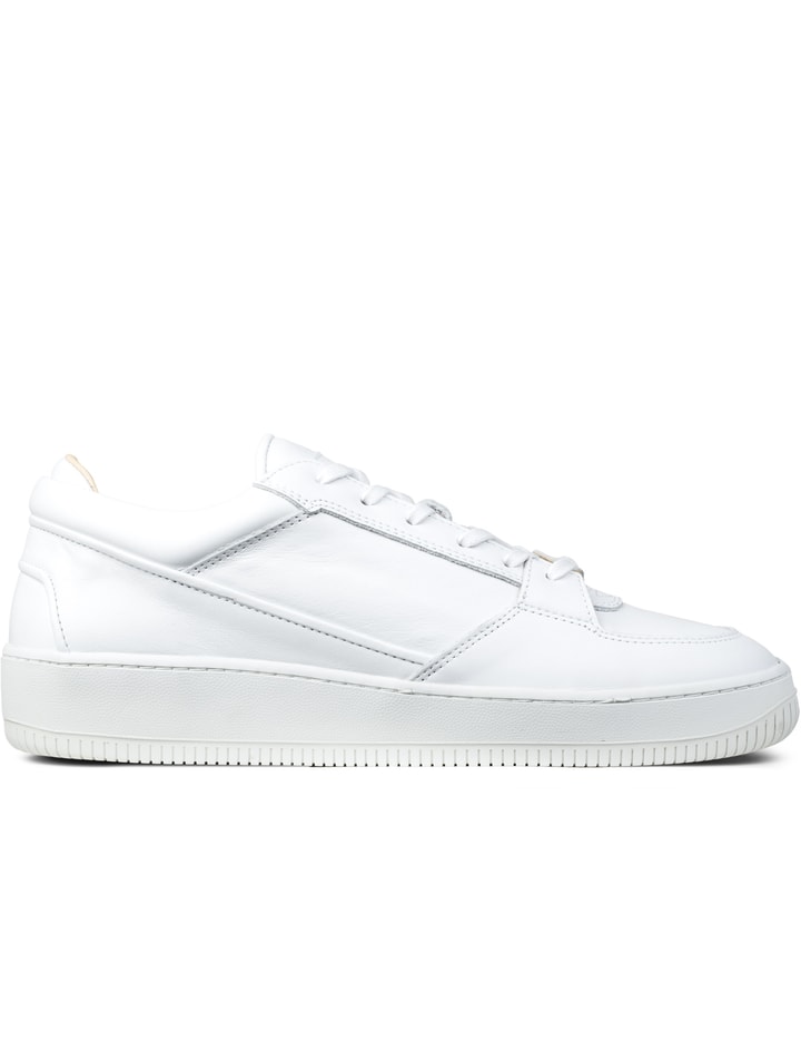 White Low Top 3 Sneakers Placeholder Image