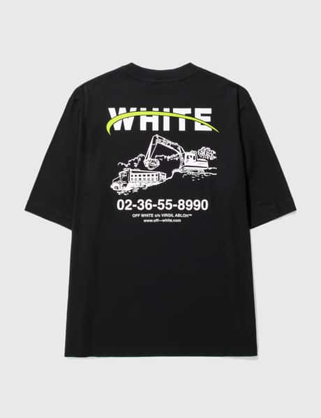 Off-White™ 인더스트리얼 오버 쇼트 슬리브 티셔츠