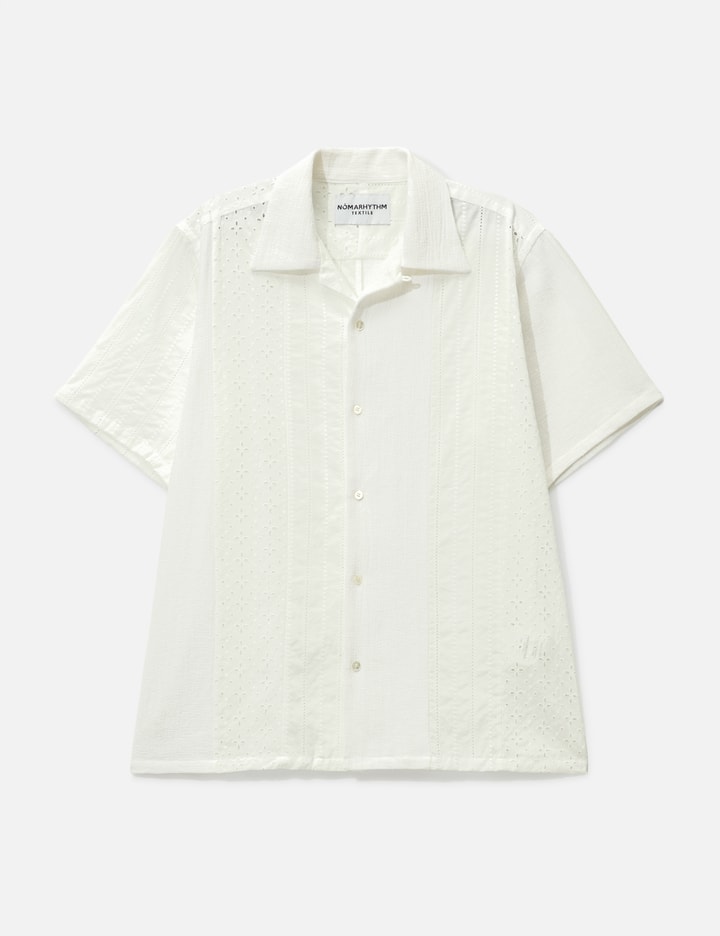 NÒMARHYTHM TEXTILE Lace Patchwork Shirt