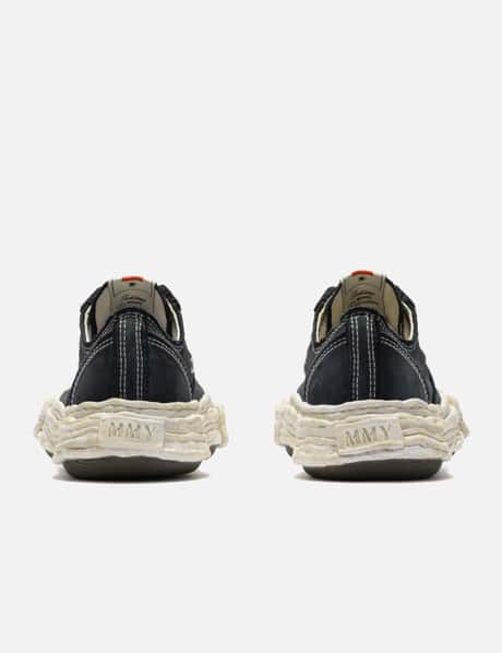 "PETERSON23" Original Sole Vintage Effect Embroidered Canvas Low-Top Sneaker view 9