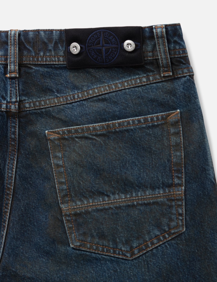 Stone Island Laser Pigment Indigo Loose Fit Denim Jeans