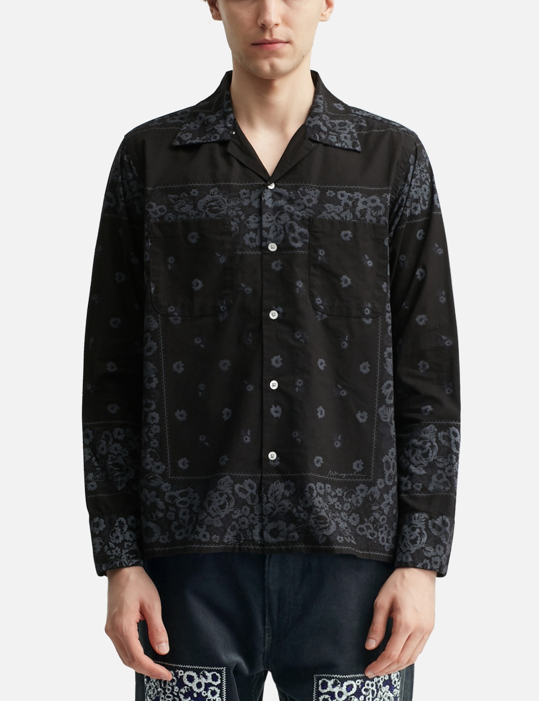 Overdyed Bandana Print Shirt view 18