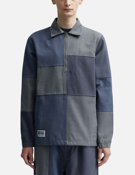 Made To Order Patchworked Oversized Hooded Blouson - Ready to Wear
