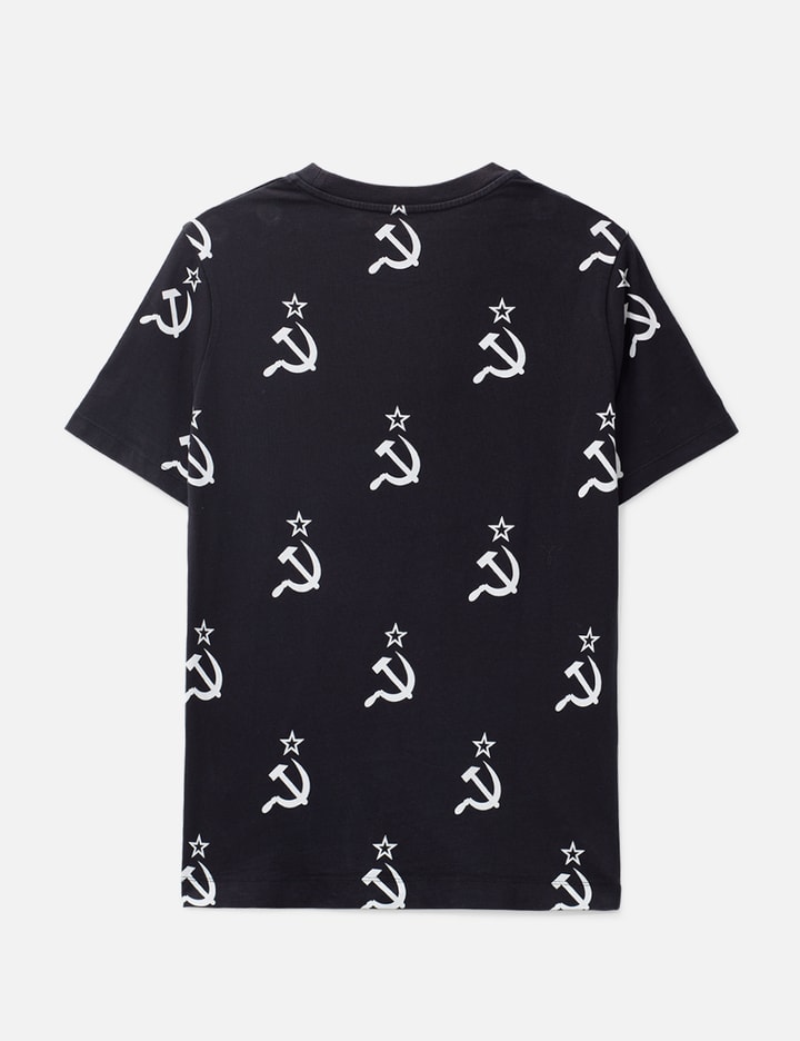Black Soviet Russia Symbol Print T-Shirt Placeholder Image