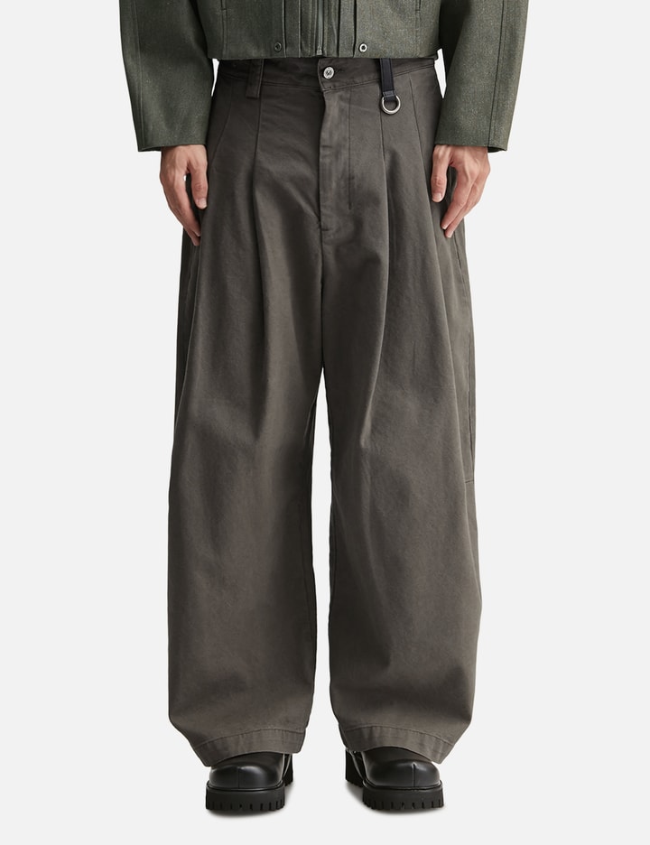 TEAM WANG design Reset Washed Wide-Leg Trousers