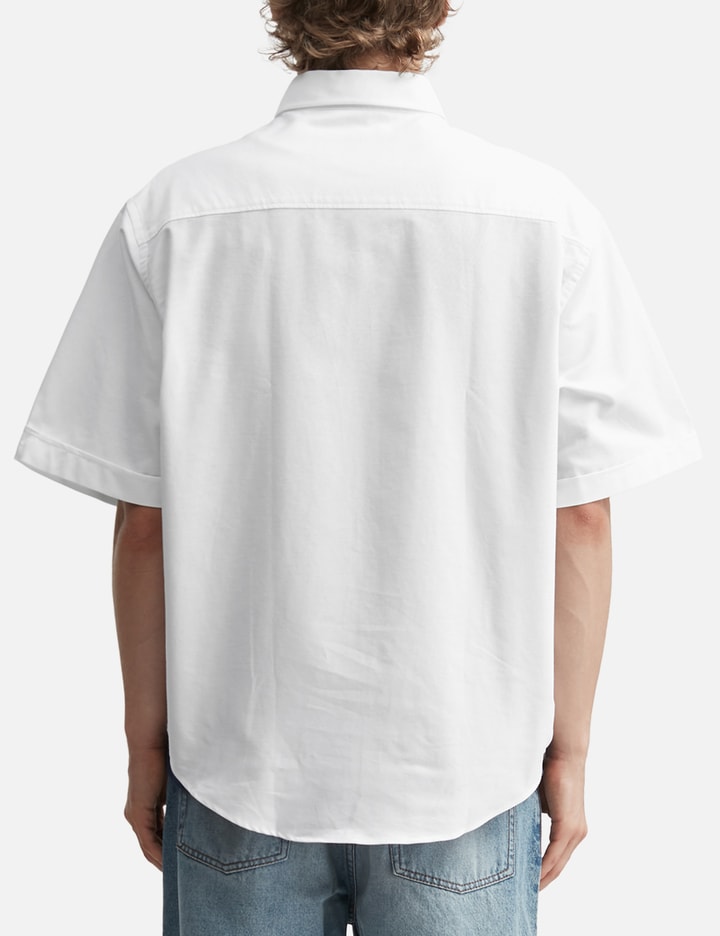 Ami Cotton Boxy Embroidered Ami De Coeur