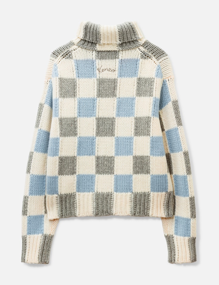 Kenzo 'KENZO Checks' Mock Neck Jumper